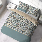 Home collection Parure de couette better coton bci loute. Coloris disponibles : Vert