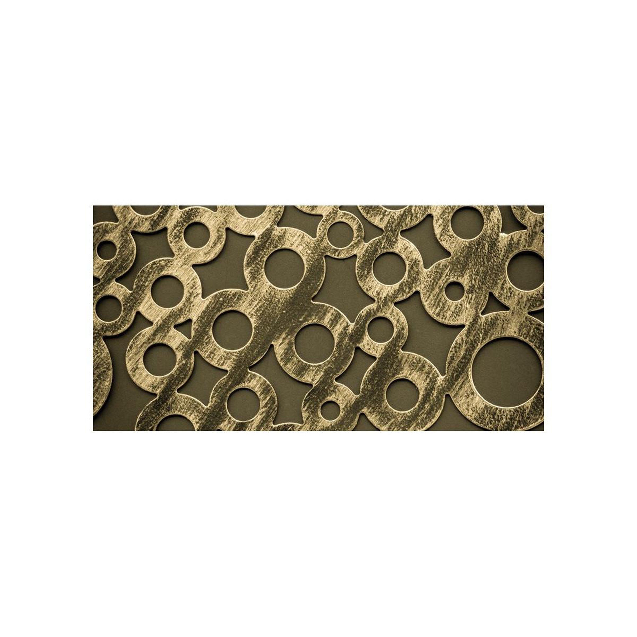 Voir la diapositive 2 : Paris Prix Papier peint xxl  cercles en bronze  270x550cm