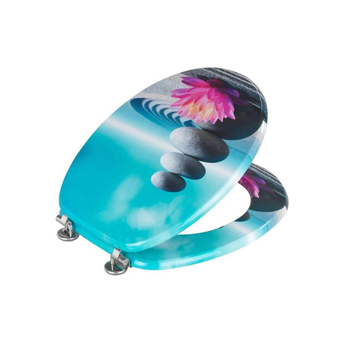 Wenko Abattant WC Zen - Bois - Multicolore