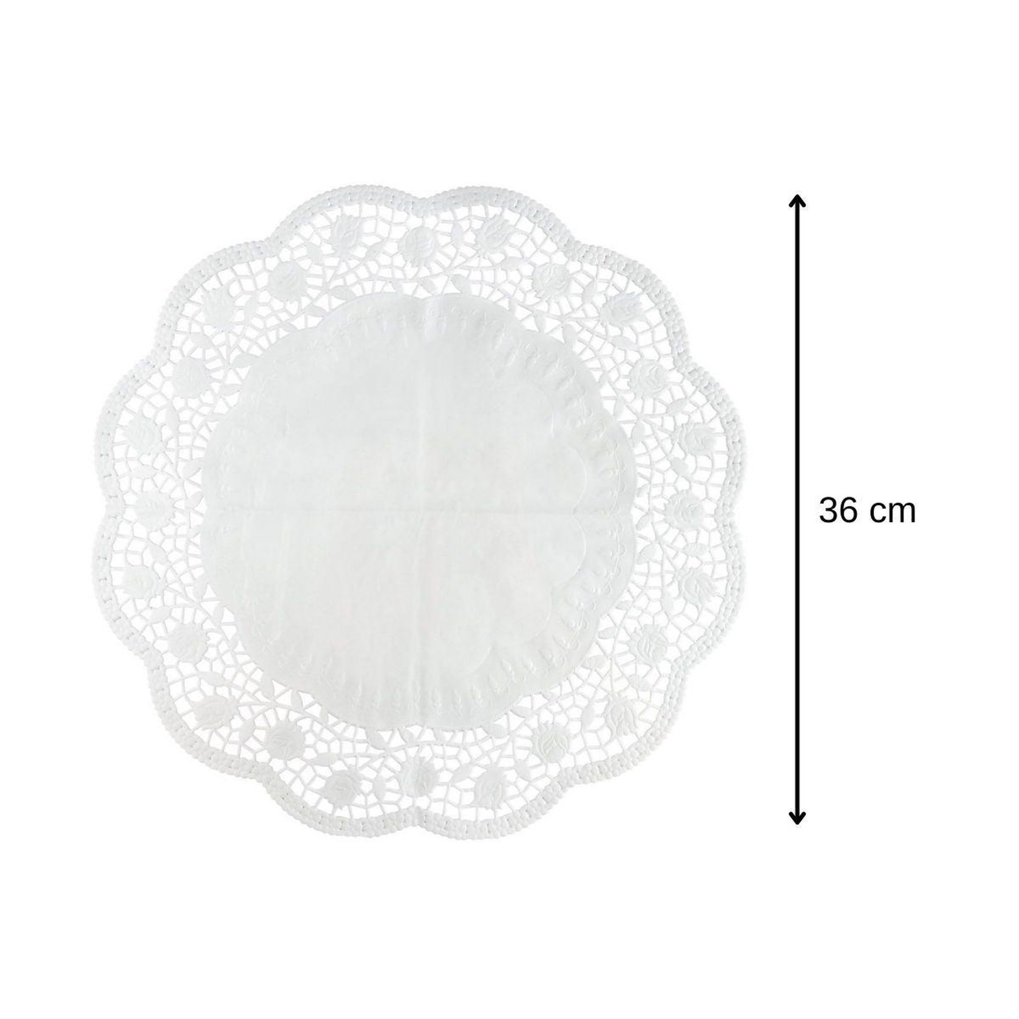 Voir la diapositive 3 : ZENKER Lot de 30 napperons papier ronds pour tartes et gâteaux zenker smart pastry