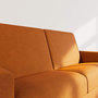 Voir la diapositive 4 : BEST MOBILIER Julia - canapé 3 places convertible express couchage quotidien 140 cm matelas 14 cm en tissu