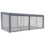 HESPERIDE 6 Moustiquaires pour pergola bioclimatique Avila 6 x 3,5 m - Hespéride