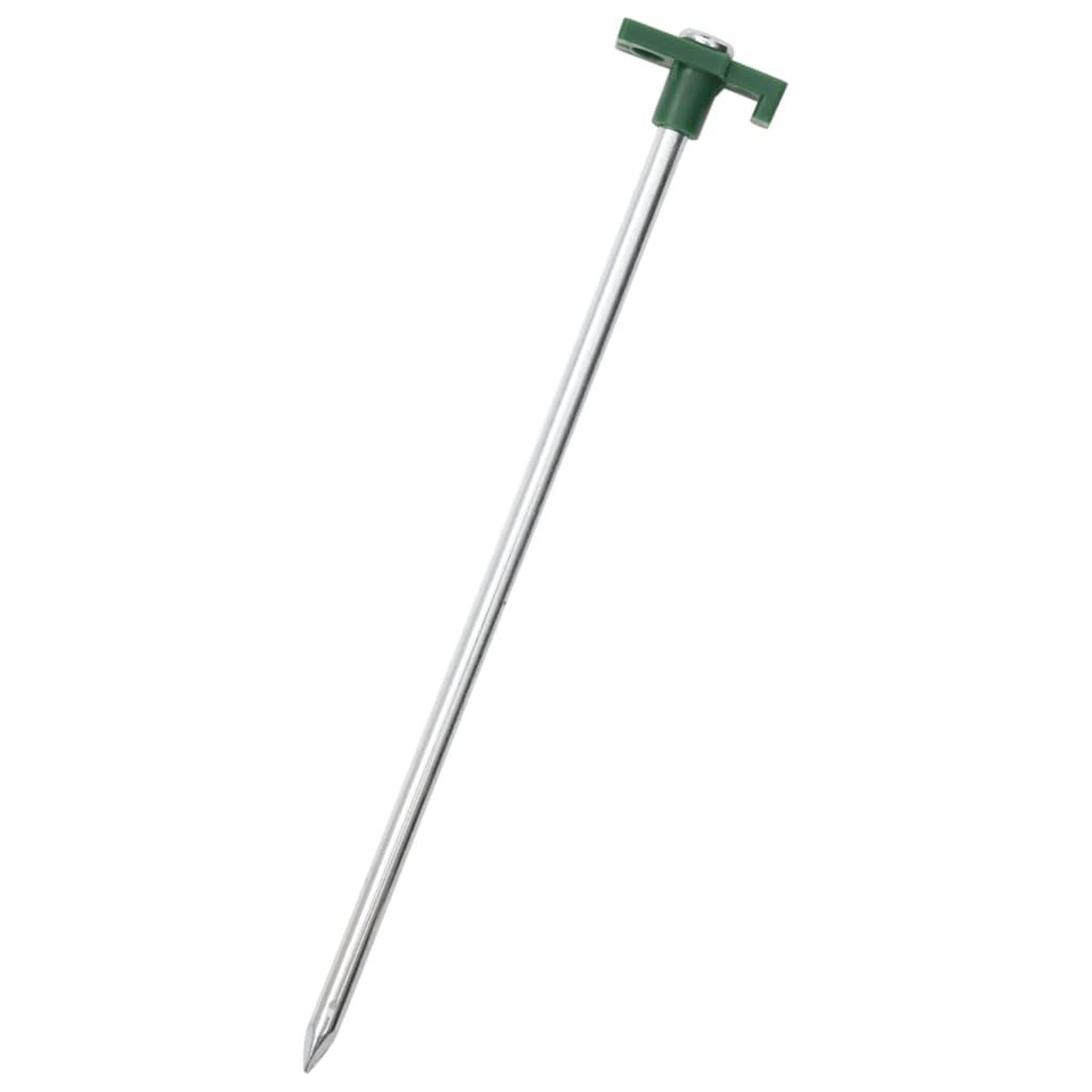 Voir la diapositive 2 : VIDAXL Piquets de tente 12 pcs 25 cm 7 mm acier galvanise et PP