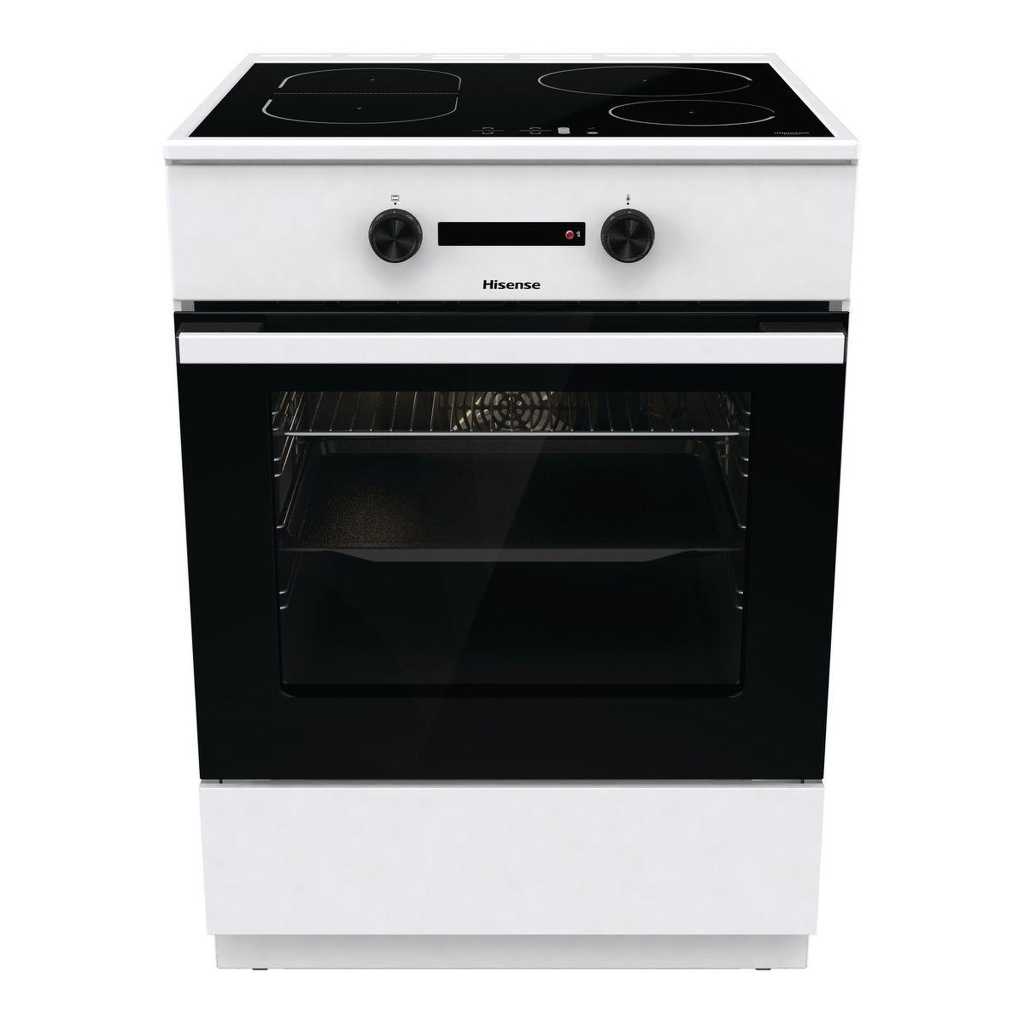 Voir la diapositive 2 : Hisense Cuisinière induction HEIT6A40WG