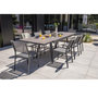 Voir la diapositive 1 : DCB GARDEN Salon de jardin - 8 places - Aluminium/céramique - Anthracite - STOCKHOLM