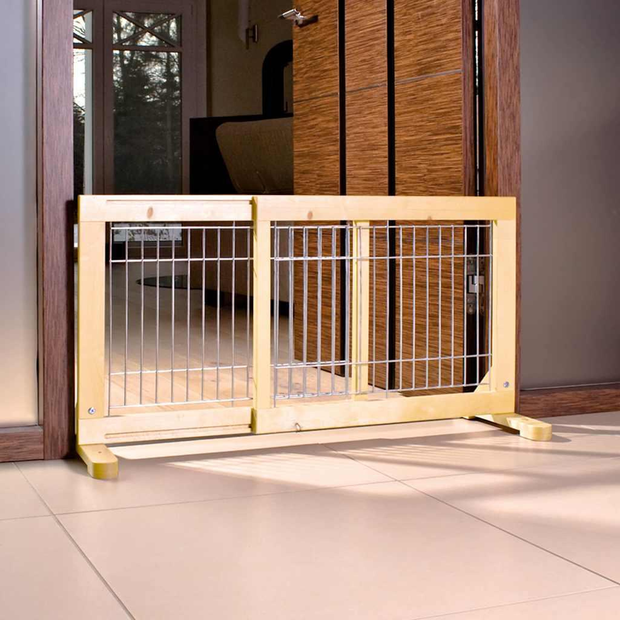 Voir la diapositive 2 : Trixie TRIXIE Barriere pour chiens Bois de pin 65 - 108 cm 3944