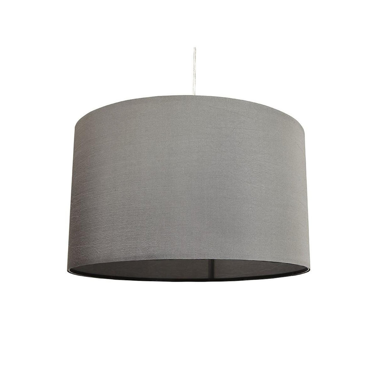 Paris Prix Lampe Suspension avec Abat-Jour  Fidelio  50cm Gris