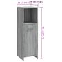 Voir la diapositive 6 : VIDAXL Armoire de bain Sonoma gris 30x30x95 cm Bois d'ingenierie