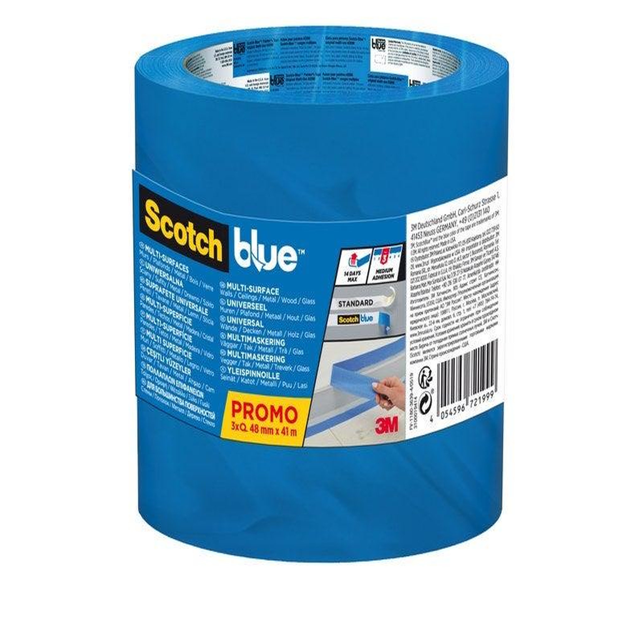 CENTRALE BRICO Ruban De Masquage Scotchblue L.48 Mm X L.41 M Multiusage