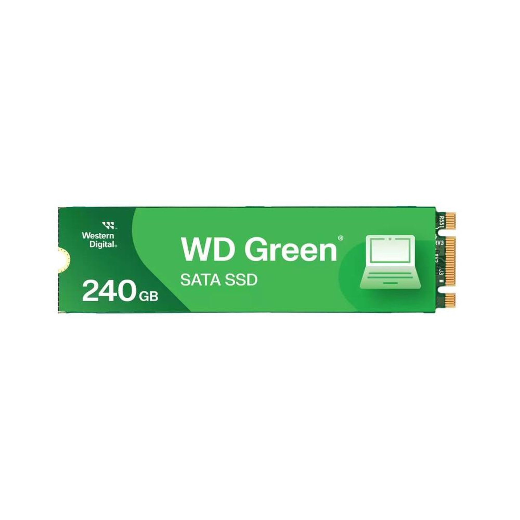 Voir la diapositive 2 : Western Digital Ssd interne western digital wd green wds240g3g0b 240 go m.2 2280 sata 6 gb/s