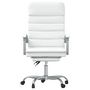 Voir la diapositive 3 : VIDAXL Fauteuil de massage inclinable de bureau Blanc Similicuir