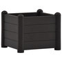 Voir la diapositive 2 : VIDAXL Lit sureleve de jardin PP Anthracite 43x43x35 cm