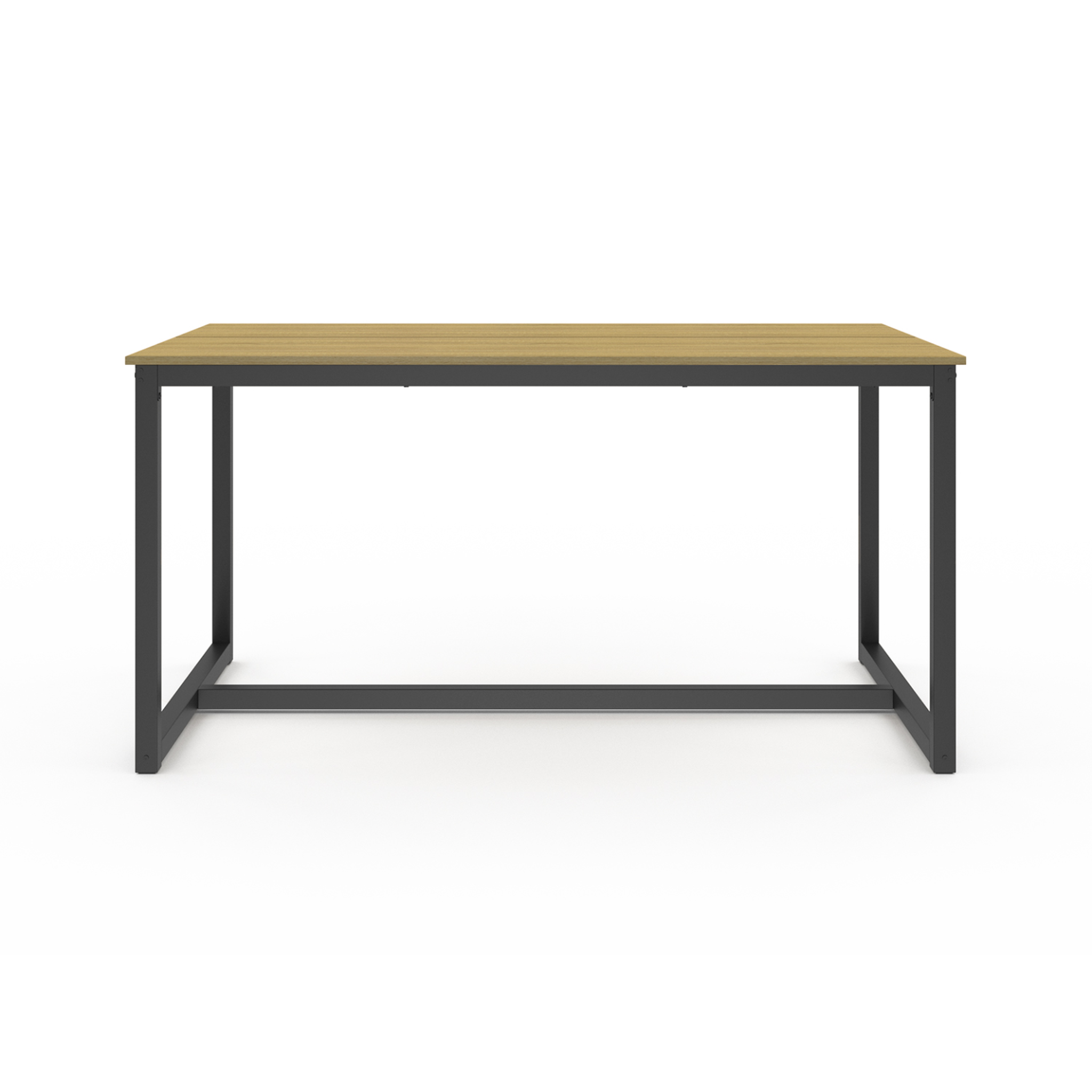 Voir la diapositive 3 : ID MARKET Table à manger rectangle detroit 8 personnes design industriel 150 cm