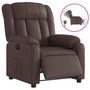 Voir la diapositive 2 : VIDAXL Fauteuil inclinable electrique Marron Similicuir