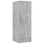 Voir la diapositive 5 : VIDAXL Armoire a chaussures Gris beton 32x35x92 cm Bois d'ingenierie