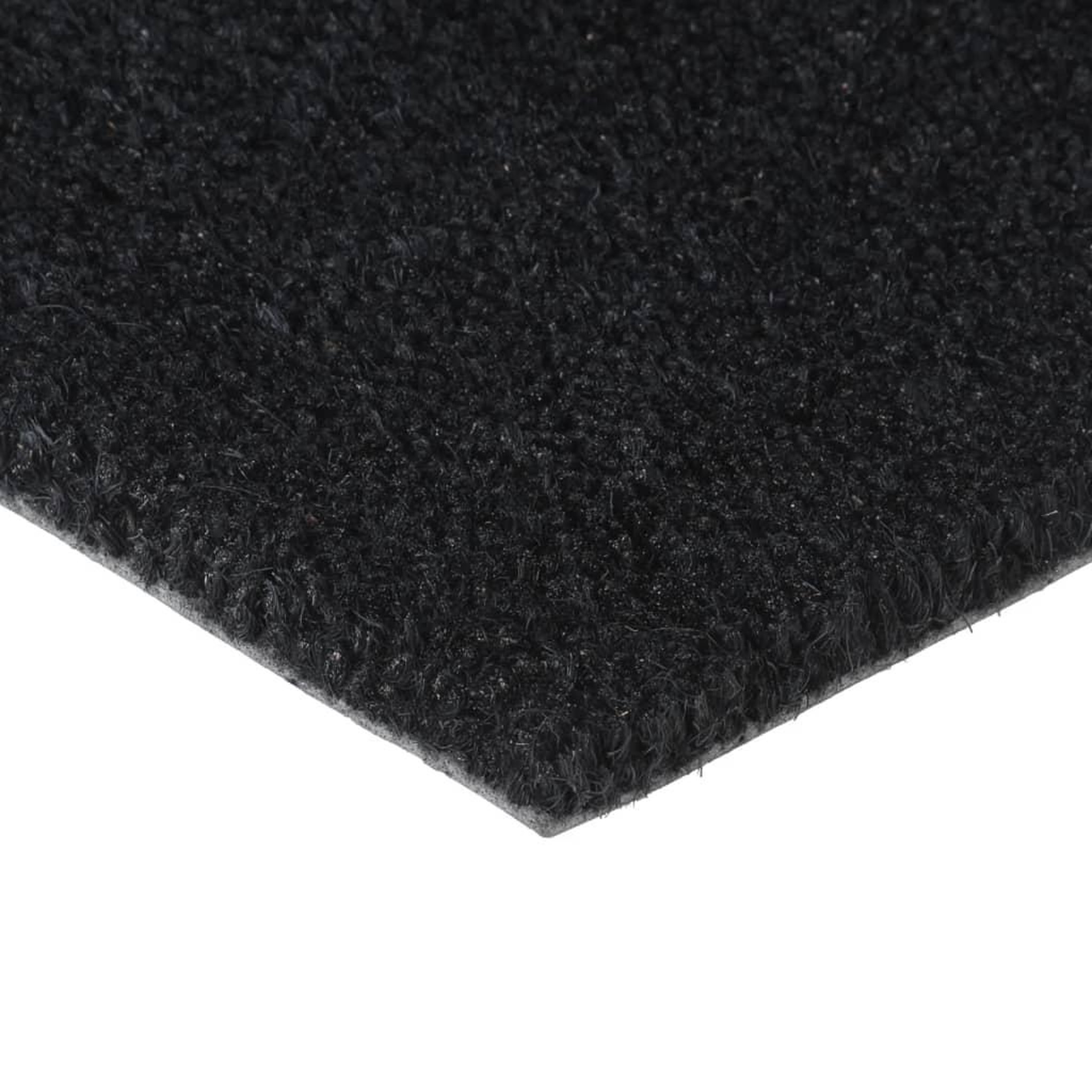 Voir la diapositive 4 : VIDAXL Tapis de porte noir 90x150 cm fibre de coco touffete