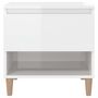 Voir la diapositive 5 : VIDAXL Tables de chevet 2 pcs Blanc brillant 50x46x50 cm