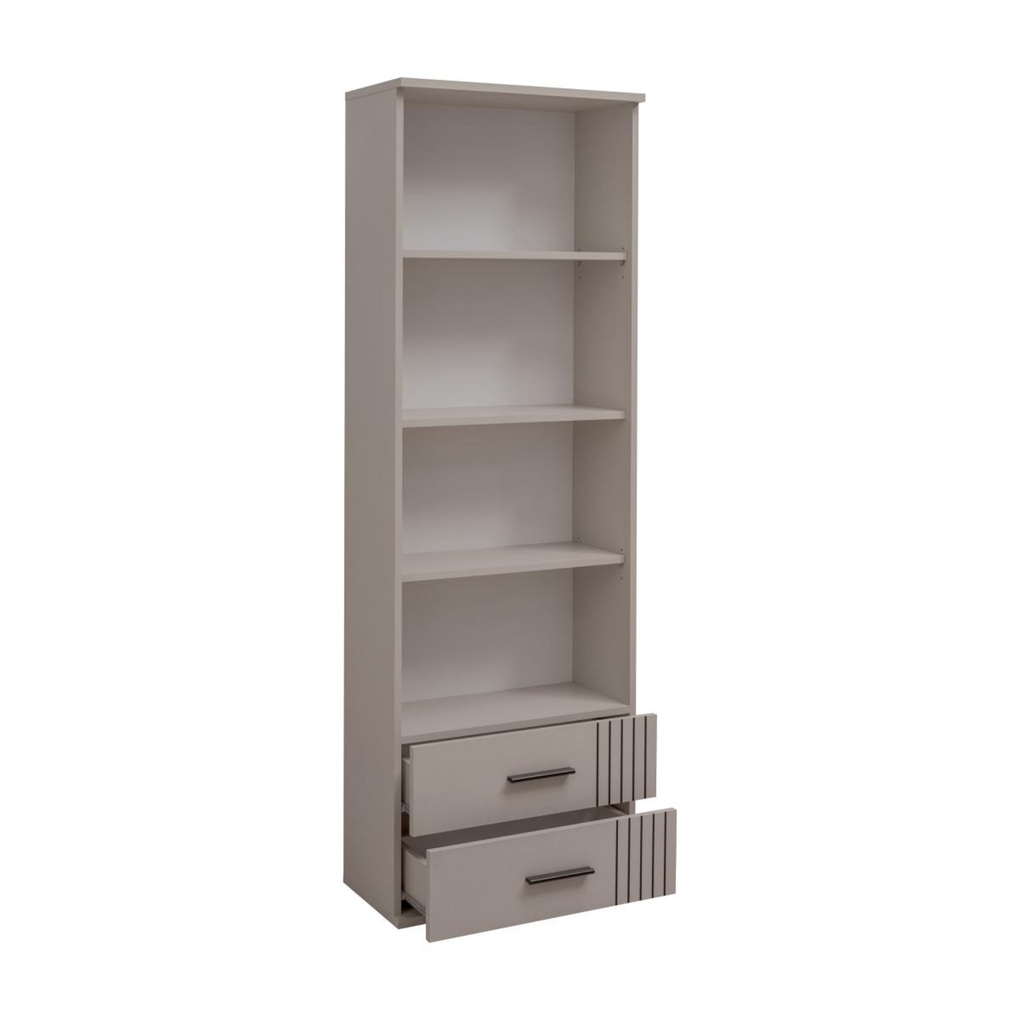 Voir la diapositive 2 : Paris Prix Bibliothèque 2 tiroirs  sigma  175cm gris
