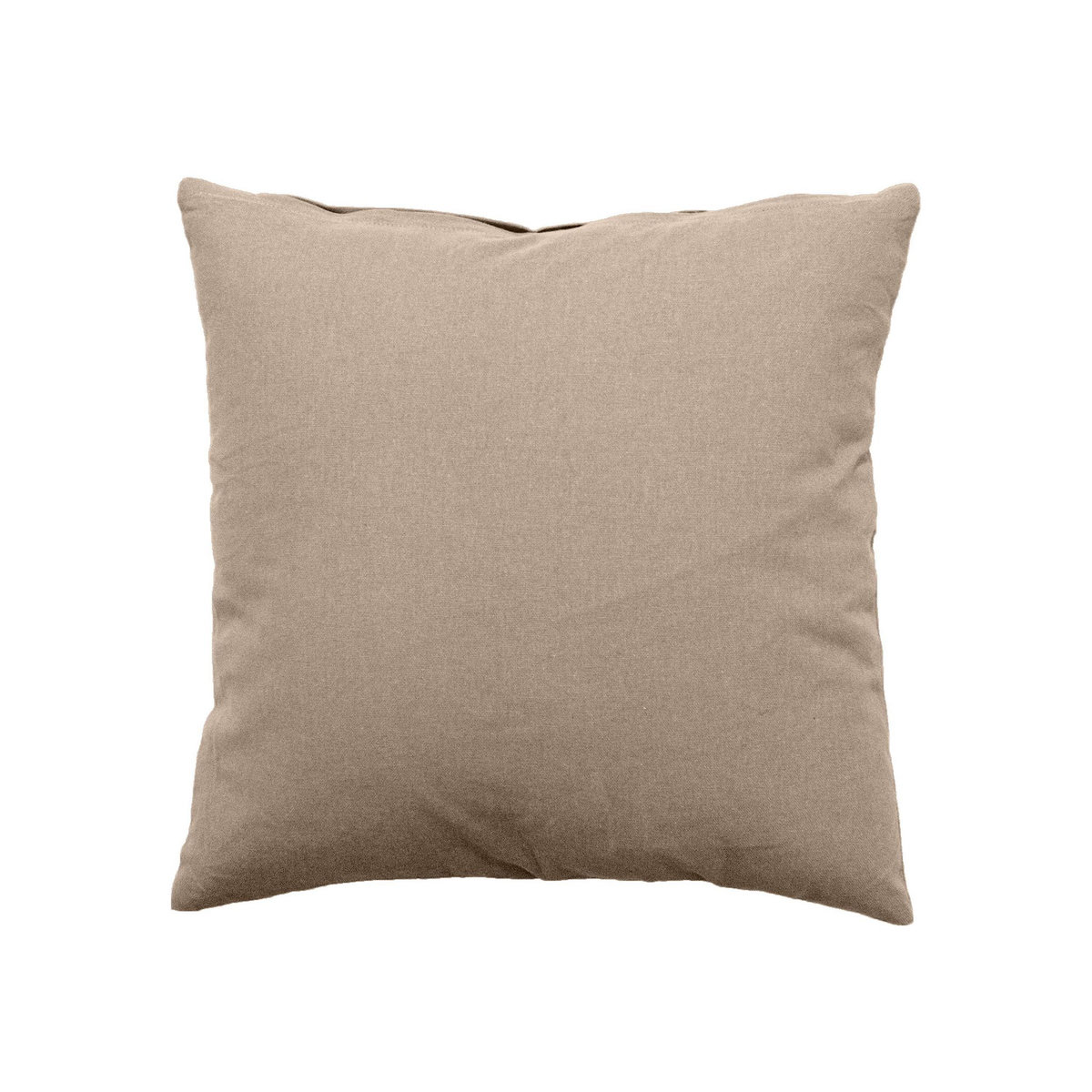 TOILINUX Coussin uni effet Bachette déhoussable - 40 x 40 cm