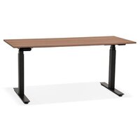 HOMCOM Table de lit/fauteuil - table roulante - hauteur réglable - 2  étagères intégrées - panneaux particules E1 aspect bois métal blanc pas  cher 