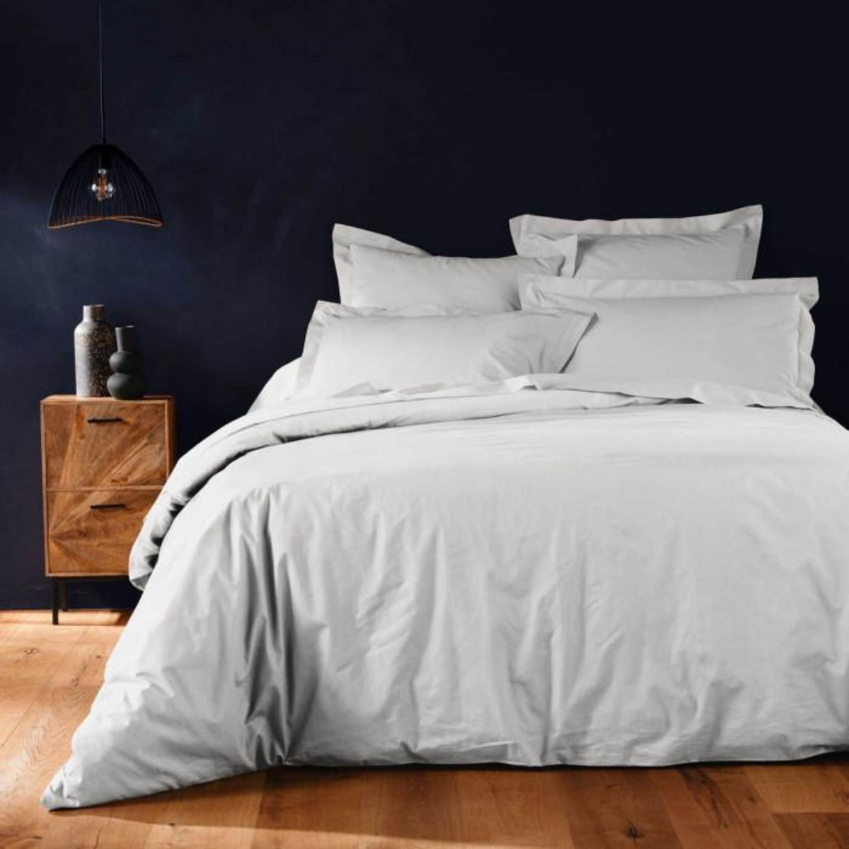 Paris Prix Housse de Couette  Lina  240x260cm White