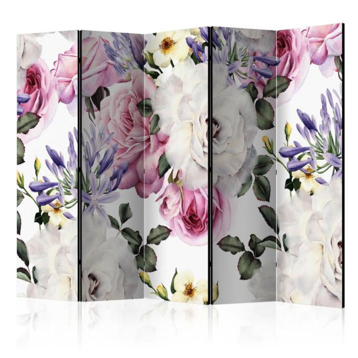 Paris Prix Paravent 5 Volets  Floral Glade  172x225cm