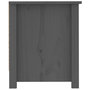 Voir la diapositive 5 : VIDAXL Armoire a chaussures Gris 110x38x45,5 cm Bois de pin massif