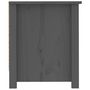 Voir la diapositive 5 : VIDAXL Armoire a chaussures Gris 110x38x45,5 cm Bois de pin massif