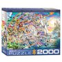 Eurographics Puzzle 2000 pièces : Licorne fantasy