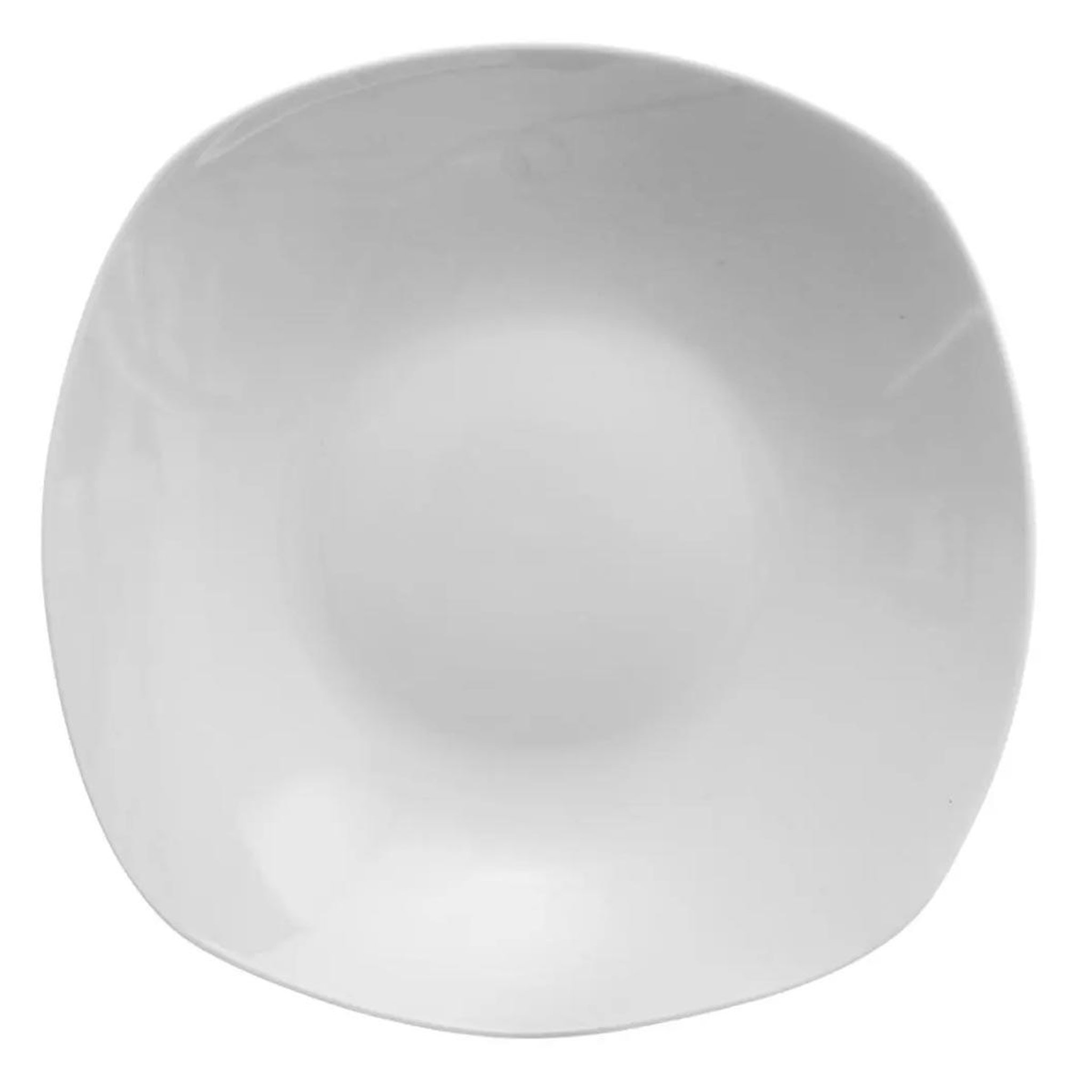SECRET DE GOURMET Lot de 6 assiettes creuses  plaza  22cm blanc