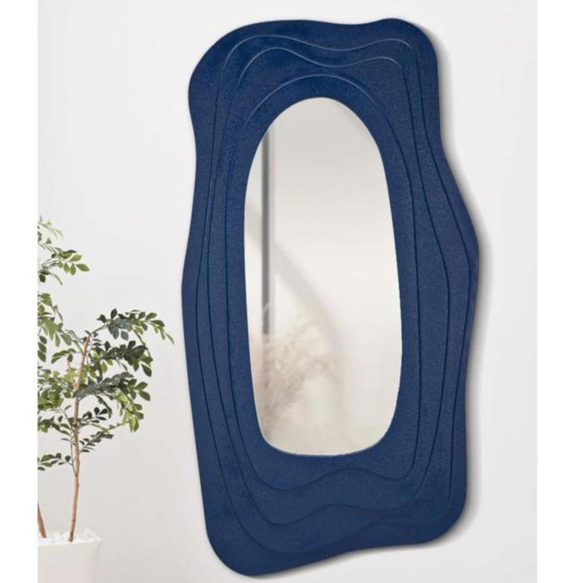 Paris Prix Miroir Mural Design  Daphné  165cm Bleu