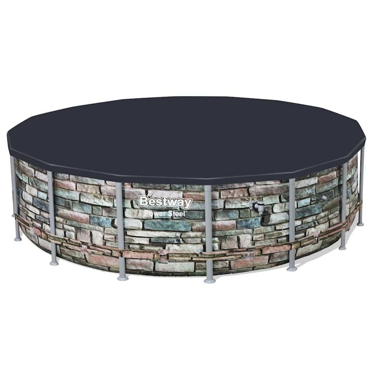 BESTWAY Bestway Couverture de piscine Flowclear 488 cm