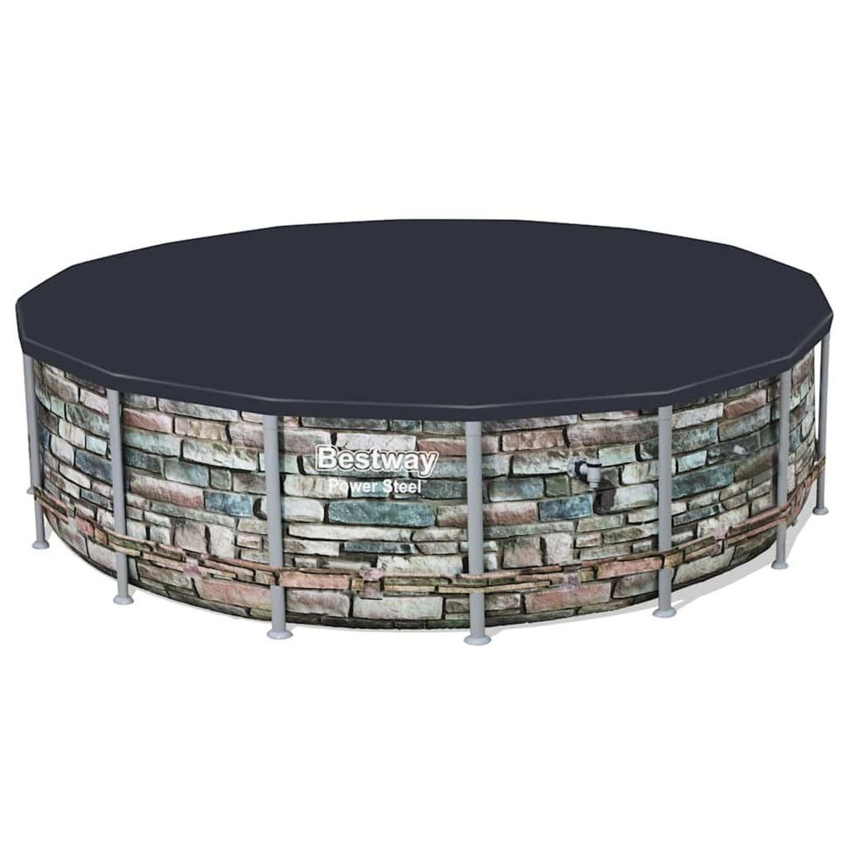 BESTWAY Bestway Couverture de piscine Flowclear 488 cm