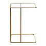 Voir la diapositive 2 : Paris Prix Table d'Appoint Design  Verre Trempé  65cm Or