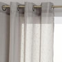 Voir la diapositive 2 : ATMOSPHERA Rideau Voilage  Rayure  140x240cm Gris