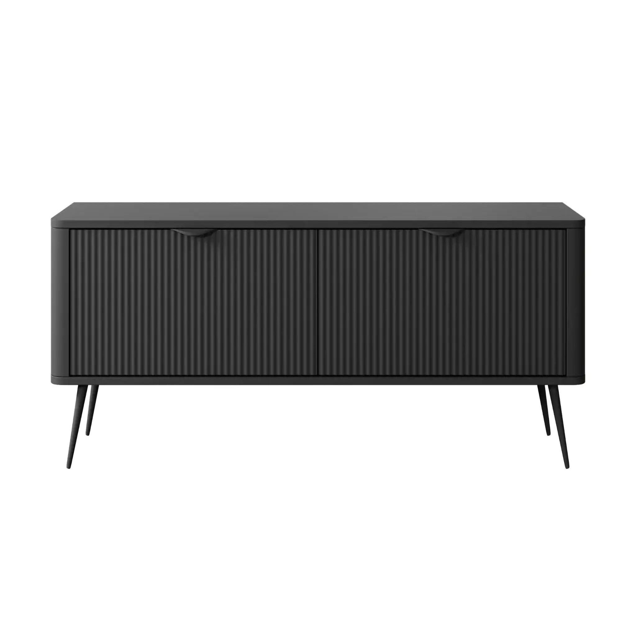 Voir la diapositive 1 : CASANOVA PARIS Joudy mini - mini meuble tv 163cmeffet rainuré