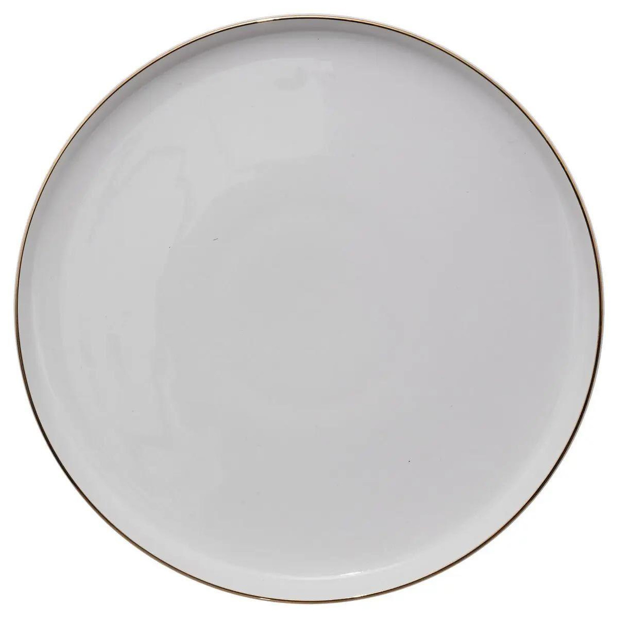 SECRET DE GOURMET Lot de 6 assiettes plates  sublima  27cm blanc