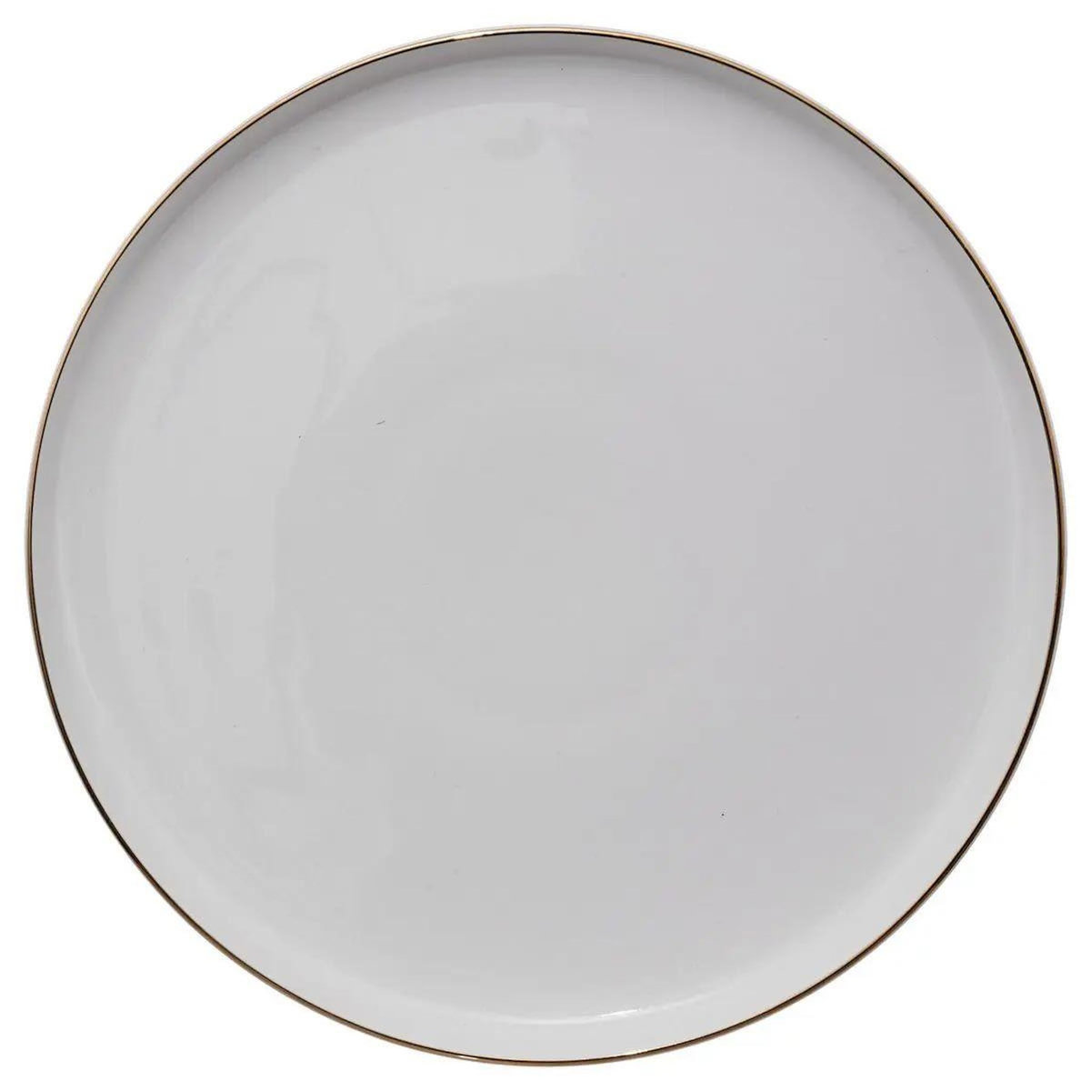 SECRET DE GOURMET Lot de 6 Assiettes Plates  Sublima  27cm Blanc