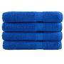 Voir la diapositive 1 : VIDAXL Serviettes de qualité supérieure SOLUND 4 pcs bleu 600 g m²