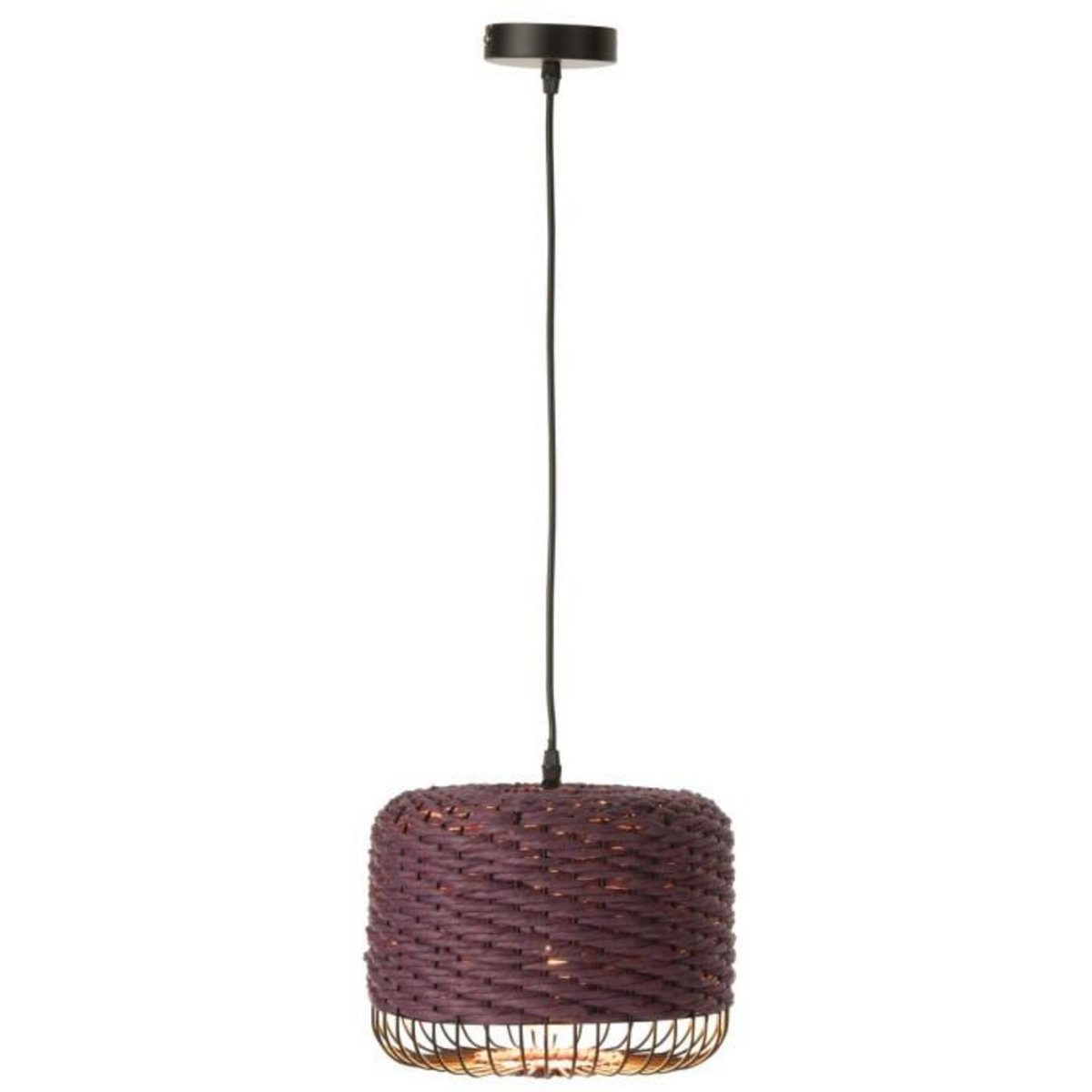 Paris Prix Lampe Suspension en Métal  Eldon  27cm Mauve