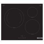 BOSCH Table de cuisson à induction 60cm 3 feux noir - PUJ611BB5E