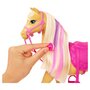 BARBIE Barbie - Coffret toilettage des chevaux + 1 poupée