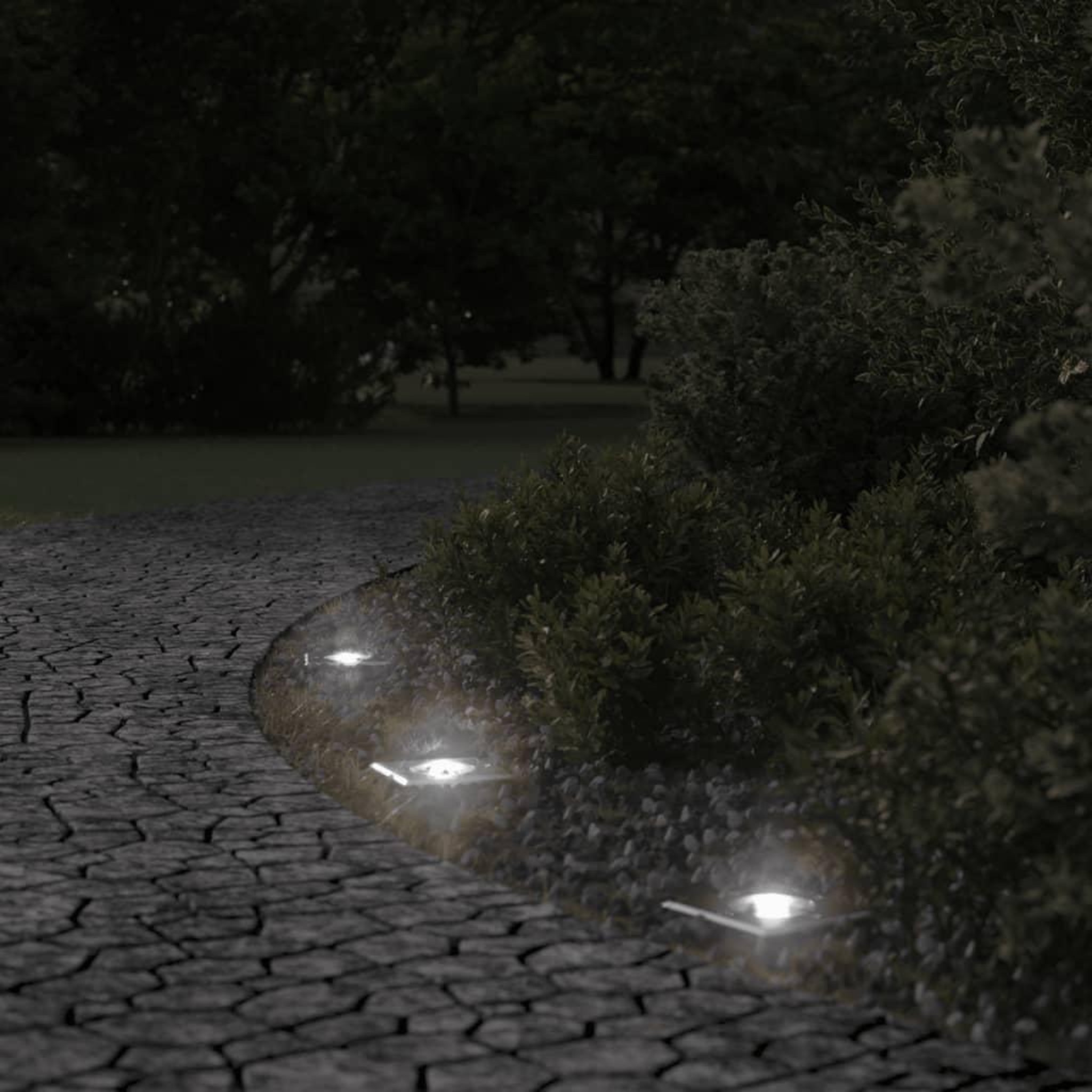 Voir la diapositive 3 : VIDAXL Lampes au sol d'exterieur carree aluminium moule sous pression