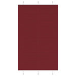 VIDAXL Store plisse rouge bordeaux 120x200 cm largeur du tissu 119,4cm