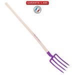 OUTILS PERRIN Fourche de 27cm, manche 100cm - Framboisine