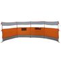 Voir la diapositive 6 : VIDAXL Brise vent de camping gris et orange 510x153 cm imperméable