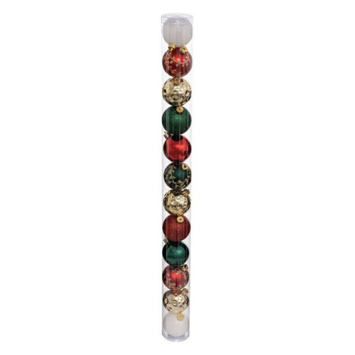 ATMOSPHERA Lot de 12 Boules de Noël  Délices des Fêtes  6cm Multicolore