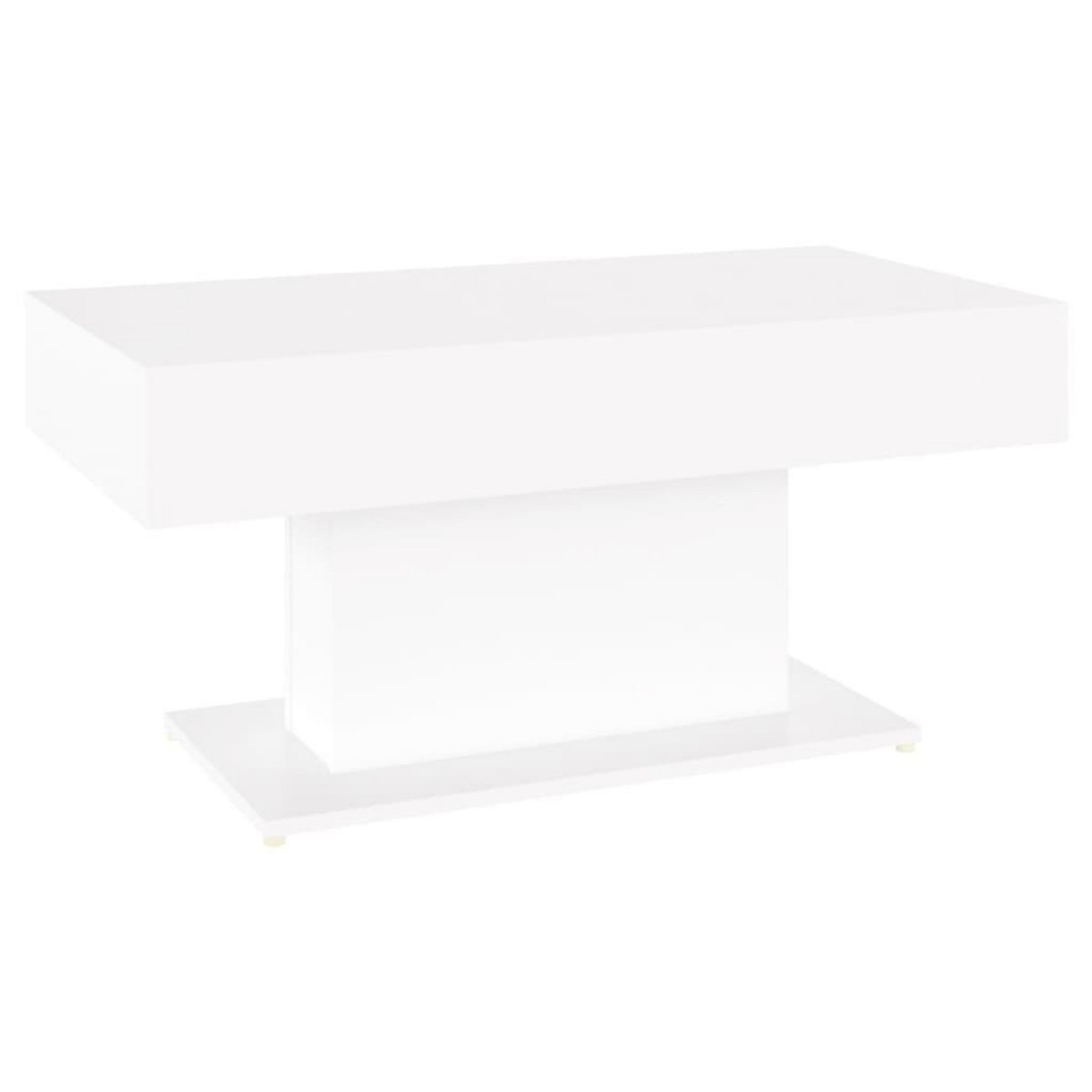 VIDAXL Table basse blanc 96x50x45 cm bois d'ingenierie