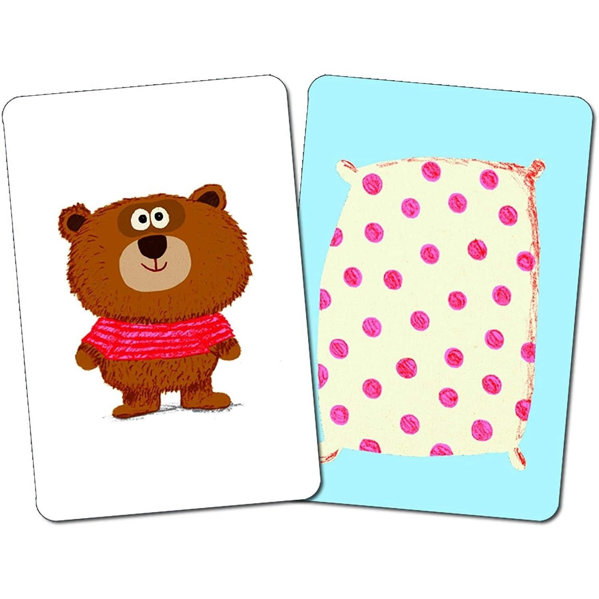 Voir la diapositive 3 : Djeco Jeu de cartes Djeco Bisous Dodo coloré