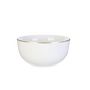 Voir la diapositive 2 : Paris Prix Lot de 6 Bols Déco  Liseré Doré  14cm Blanc